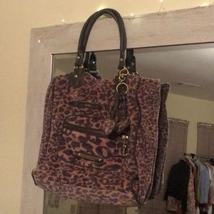 Juicy Couture Limited edition cheetah print purse